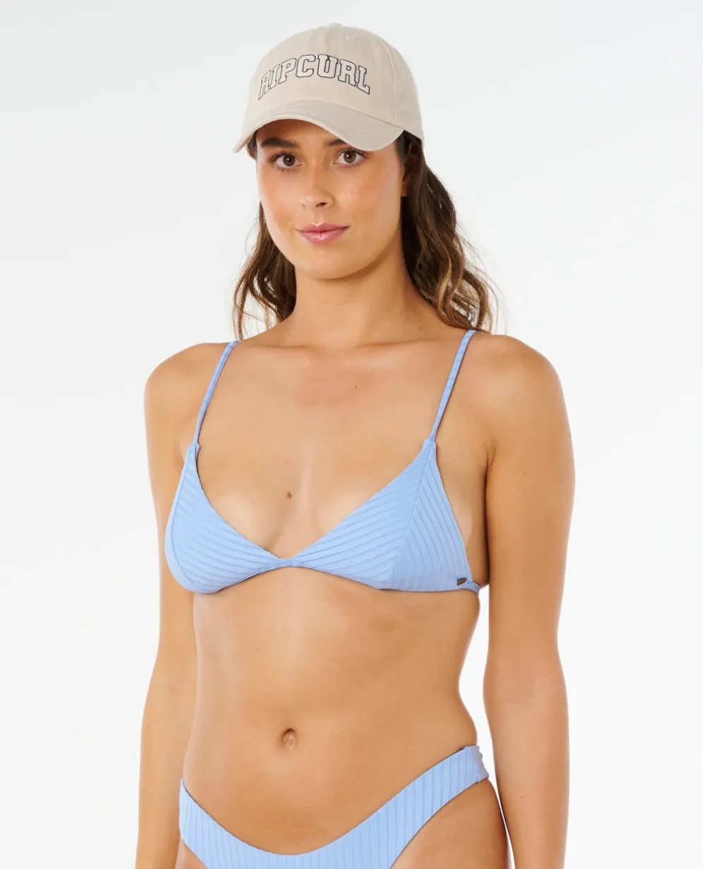 Premium Surf Banded Fixed Triangle Bikini Top