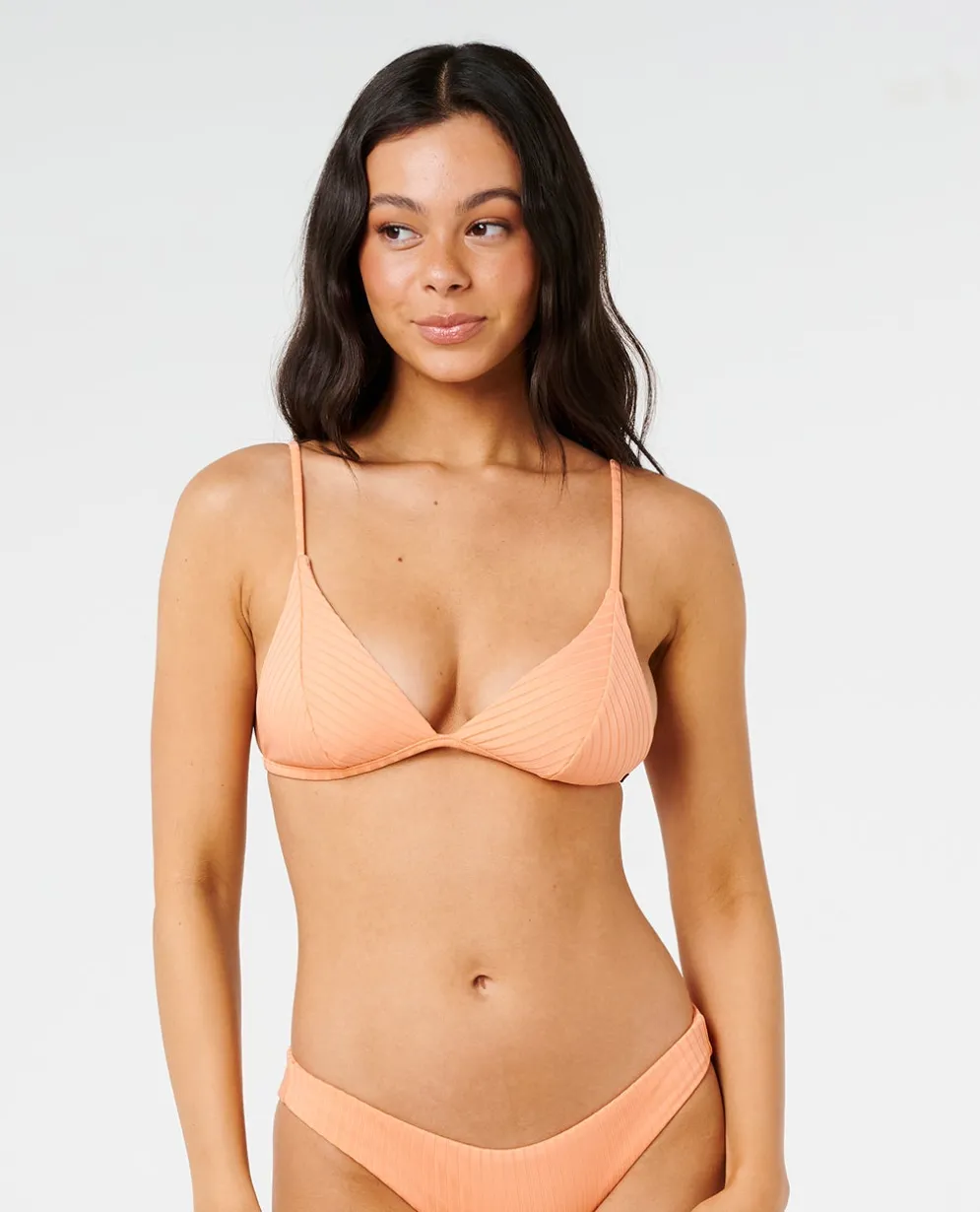 Premium Surf Banded Fixed Triangle Bikini Top