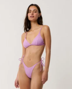 Premium Surf Banded Fixed Triangle Bikini Top