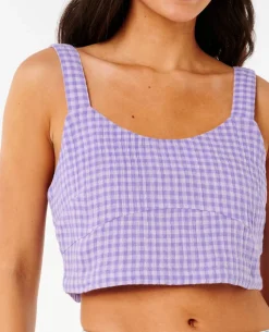 Premium Surf Check Crop