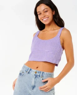 Premium Surf Check Crop