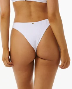 Premium Surf High Leg Skimpy Coverage Bikini Bottoms