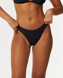 Premium Surf High Leg Skimpy Coverage Bikini Bottoms