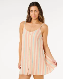 Premium Surf Stripe Cover Up Dress
