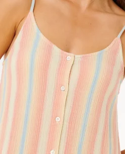 Premium Surf Stripe Cover Up Dress