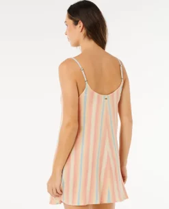 Premium Surf Stripe Cover Up Dress