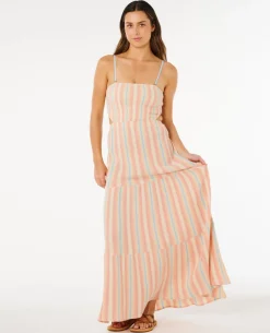 Premium Surf Stripe Maxi Dress