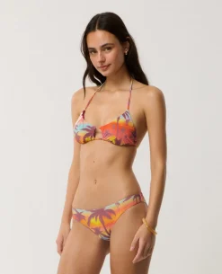 Retro Revival Triangle Bikini Top