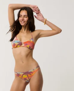 Retro Revival Triangle Bikini Top