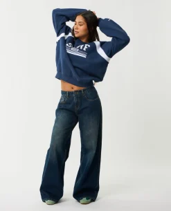 Retro Swell Oversized Crew