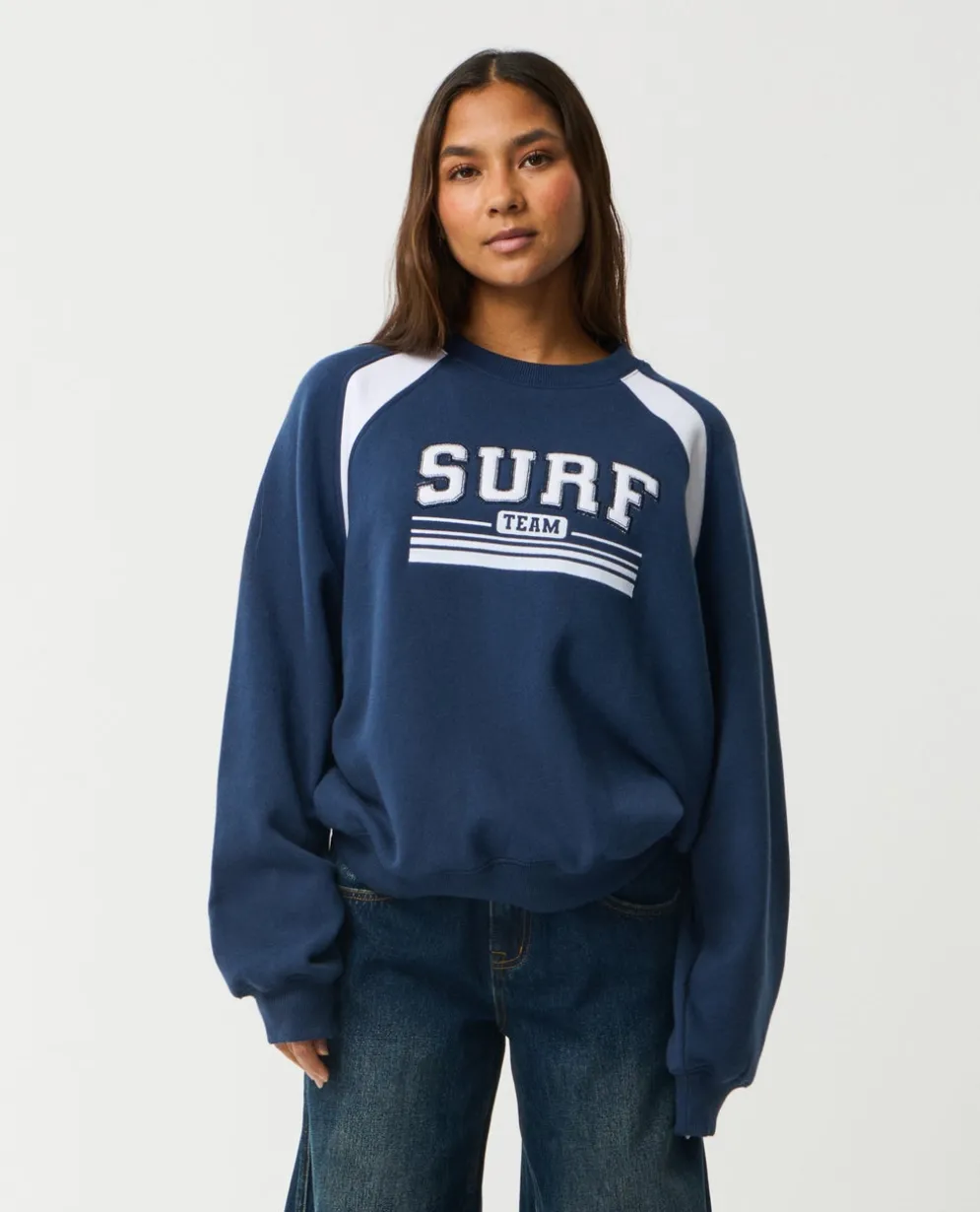 Retro Swell Oversized Crew