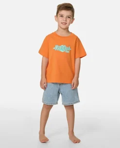 Ride The Wave Logo Tee - Kids