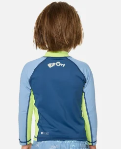 Ride The Wave UPF Long Sleeve Rash Vest - Kids