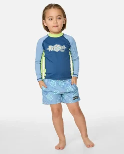 Ride The Wave UPF Long Sleeve Rash Vest - Kids