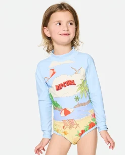 Road Trip Long Sleeve Surfsuit - Kids