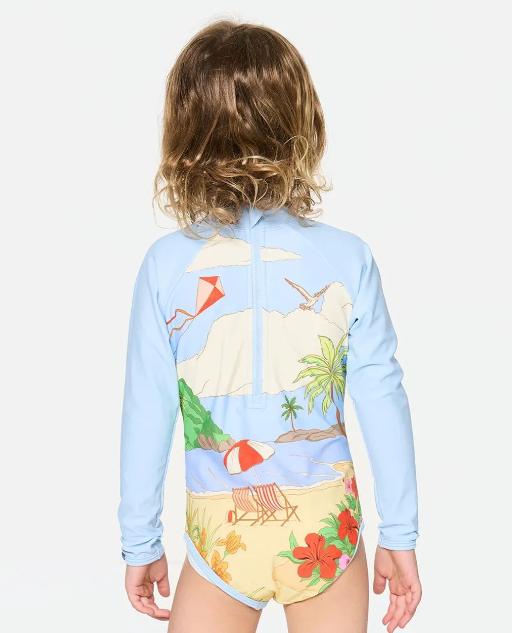 Road Trip Long Sleeve Surfsuit - Kids