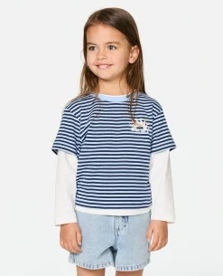 Road Trip Stripe Tee - Kids