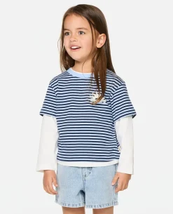 Road Trip Stripe Tee - Kids