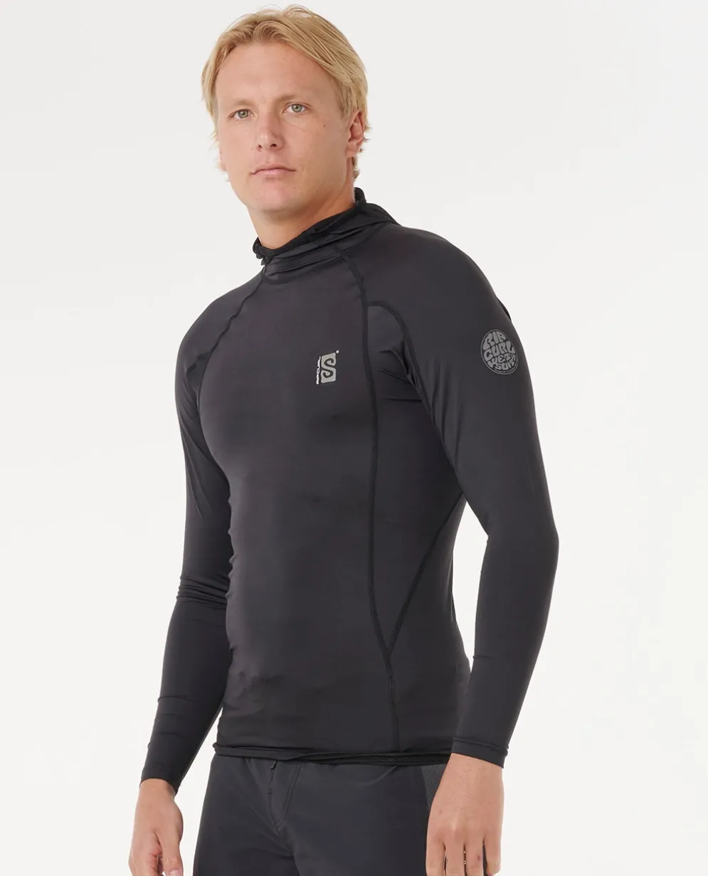 Search UPF50 Performance Hood Long Sleeve Rash Vest