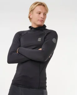 Search UPF50 Performance Hood Long Sleeve Rash Vest