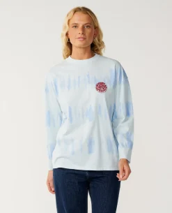 Stephanie Gilmore Tie Dye Long Sleeve Oversized Tee