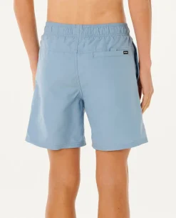 Streamline Offset Volley Boardshort - Kids