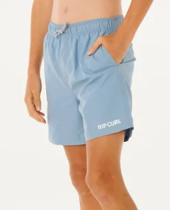 Streamline Offset Volley Boardshort - Kids