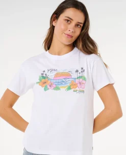 Sun Rays Cropped Tee