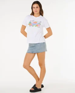Sun Rays Cropped Tee