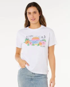 Sun Rays Cropped Tee