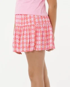 Sunset Check Skort - Kids