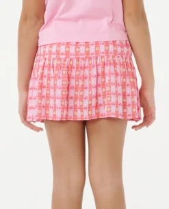 Sunset Check Skort - Kids