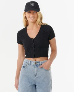 Sunset Luau Textured Tee