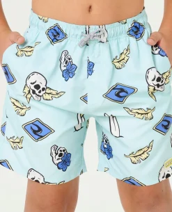 Sunset Sesh Volley Boardshort - Kids
