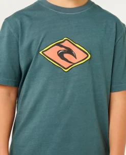 Sunset Sesh Wash Tee - Kids