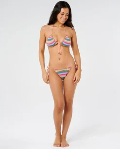 Sunset Surf Crochet Triangle Bikini Top