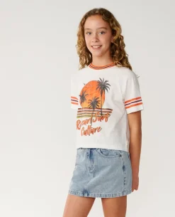 Surf Culture Crop Tee - Kids