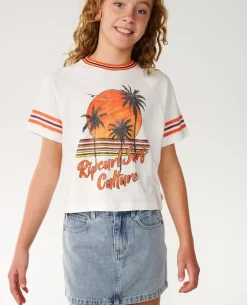 Surf Culture Crop Tee - Kids