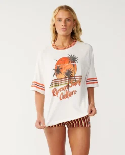 Surf Culture Oversize Crop Tee