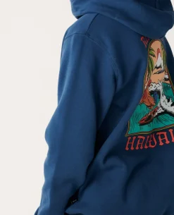 Surfing Rooster Fleece - Kids