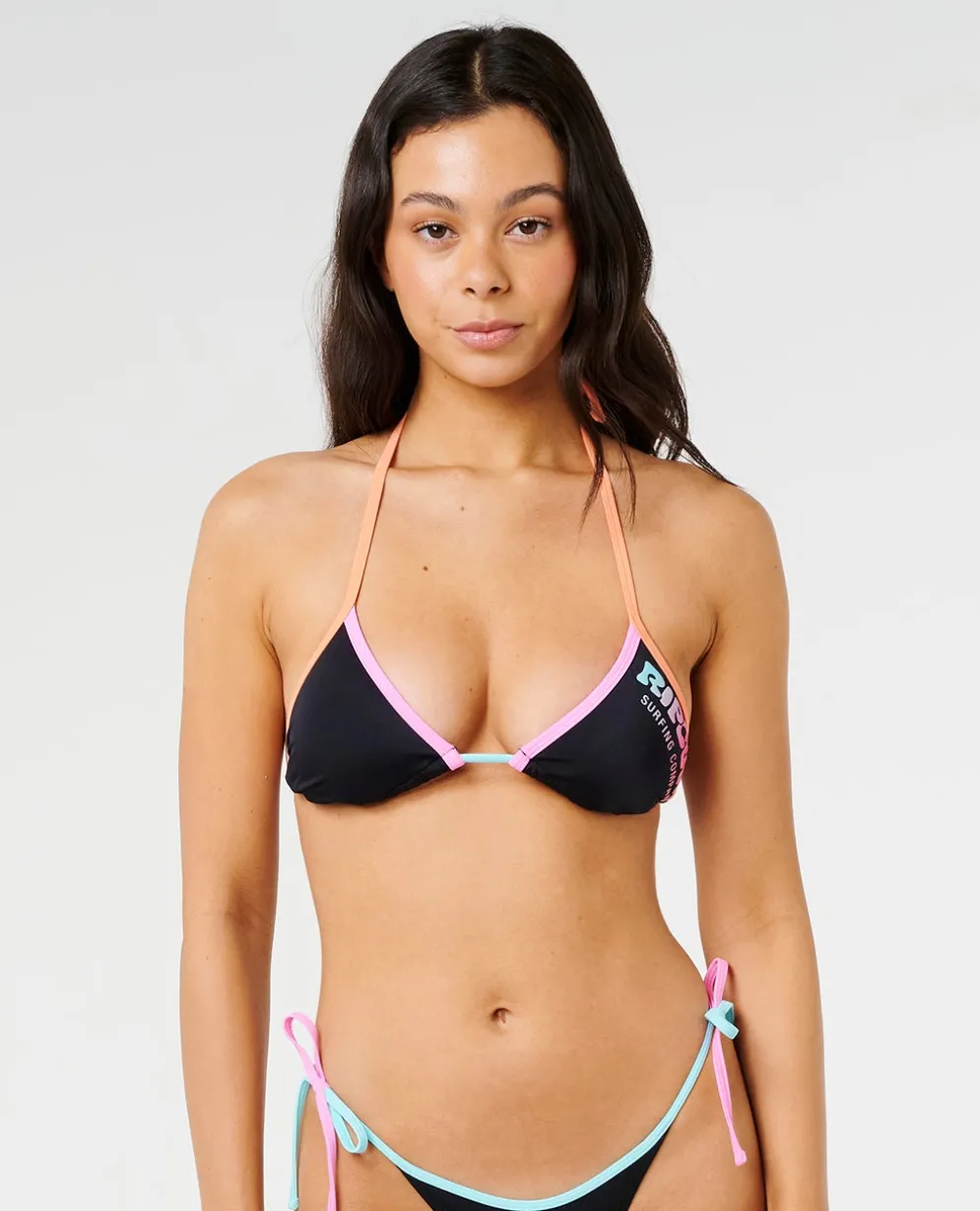 Surf Puff Sliding Tri Bikini Top