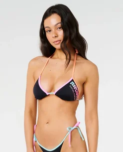 Surf Puff Sliding Tri Bikini Top