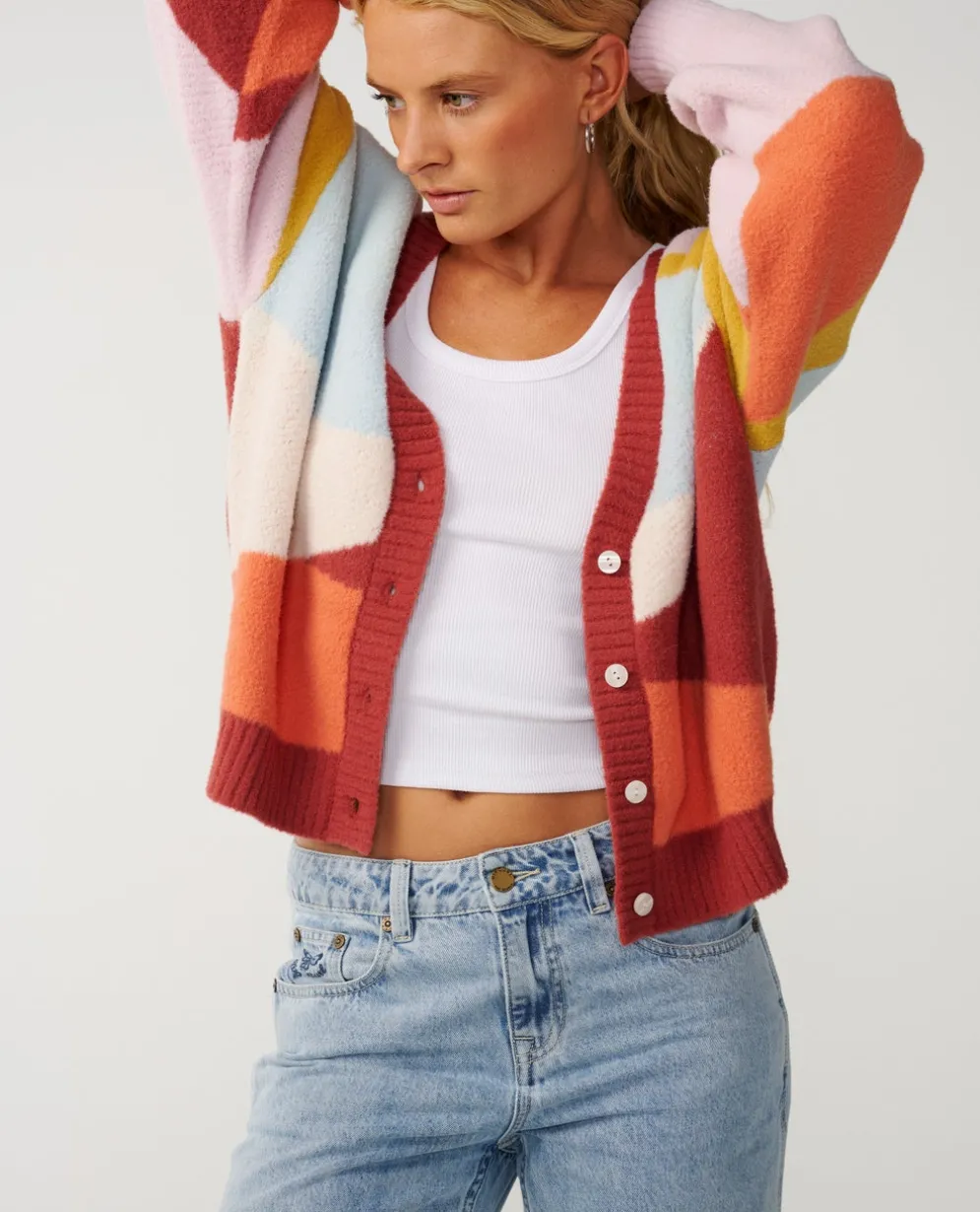 Surf Revival Jacquard Cardi