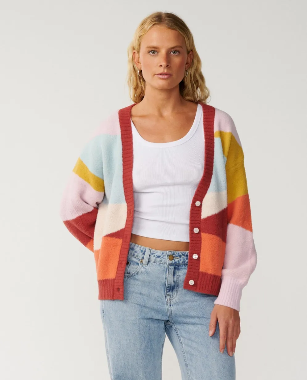 Surf Revival Jacquard Cardi