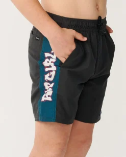 Surf Shack Panel Volley Boardshort - Kids