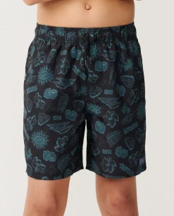 Surf Shack Yardage Volley Boardshort - Kids