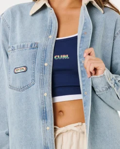 Surf Side Relaxed Denim Shirt