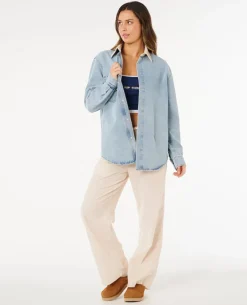 Surf Side Relaxed Denim Shirt