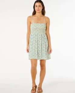 Surf Side Shirred Dress