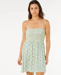 Surf Side Shirred Dress